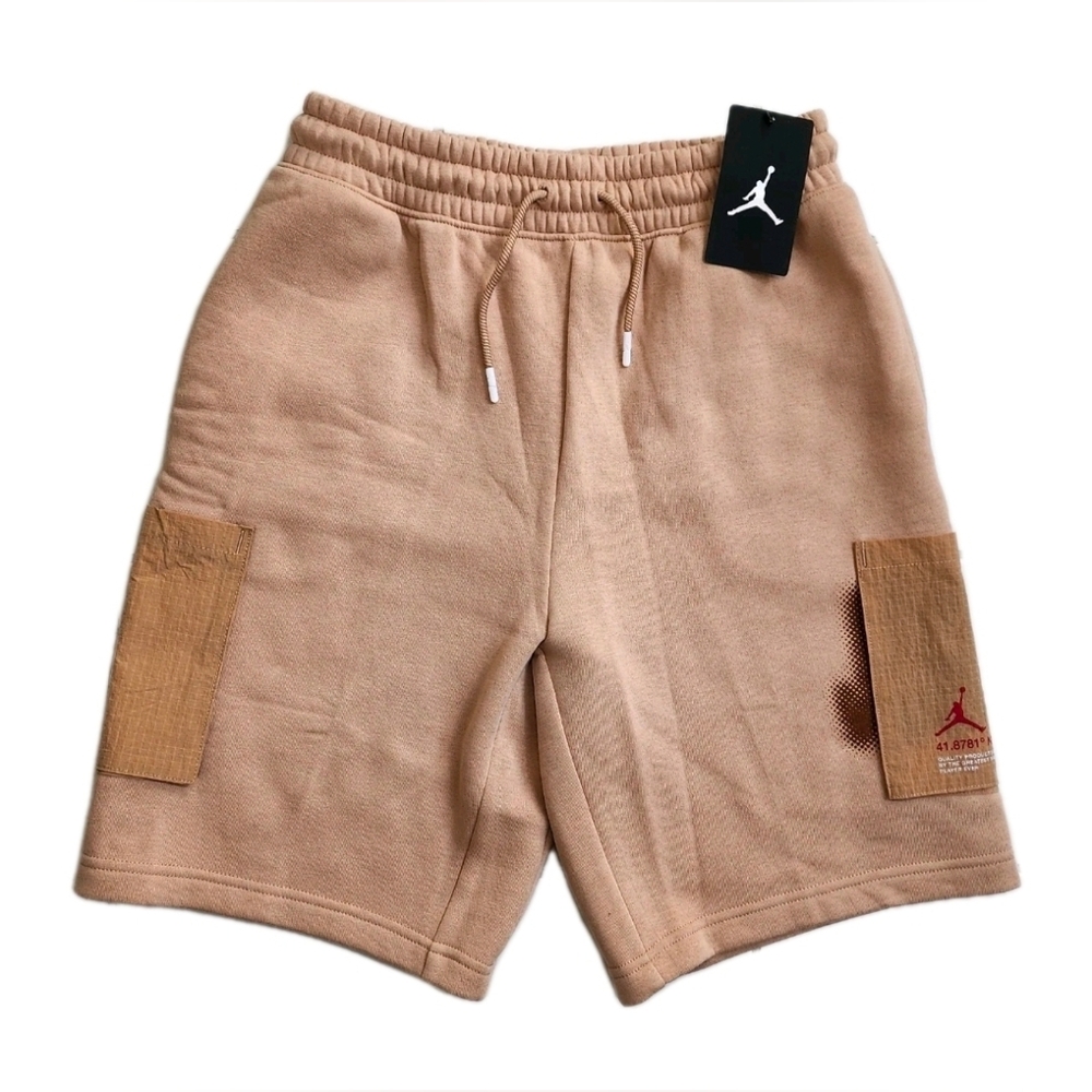 Jordan Nike Air Boy's Fleece Shorts Cargo Packets Size XL 13-15Y (163cm-175cm)